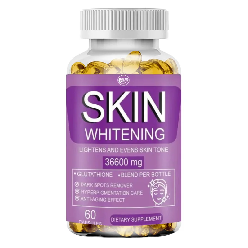 Glutathione Capsules 36600mg Contain Vitamin C To Optimize Skin Health and Reduce Pigmentation