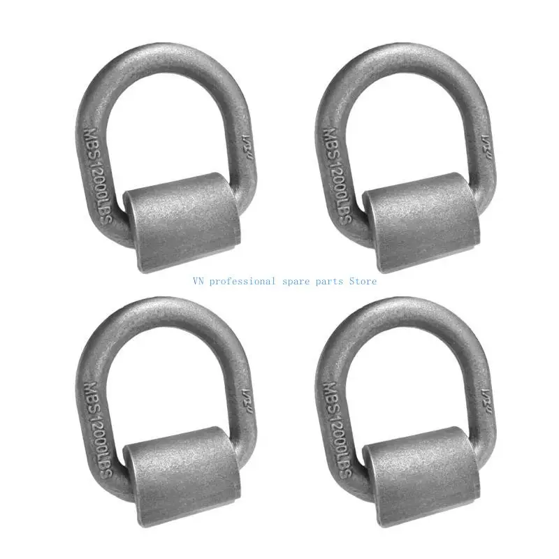 

41XA D-Ring Trailer Tie Downs 12000Lbs Capacity Tie Down D Ring Load Anchors Trailer Anchors for Truck Trailer