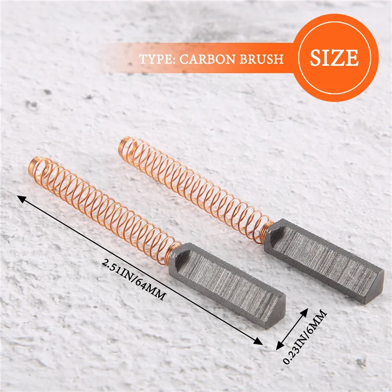 A74G-W 10380496   Угольная моторная щетка для миксера Whirlpool и KitchenAid, моторная щетка, новая точка доступа 5178083 ,PS 3495098 ,6 упаковки