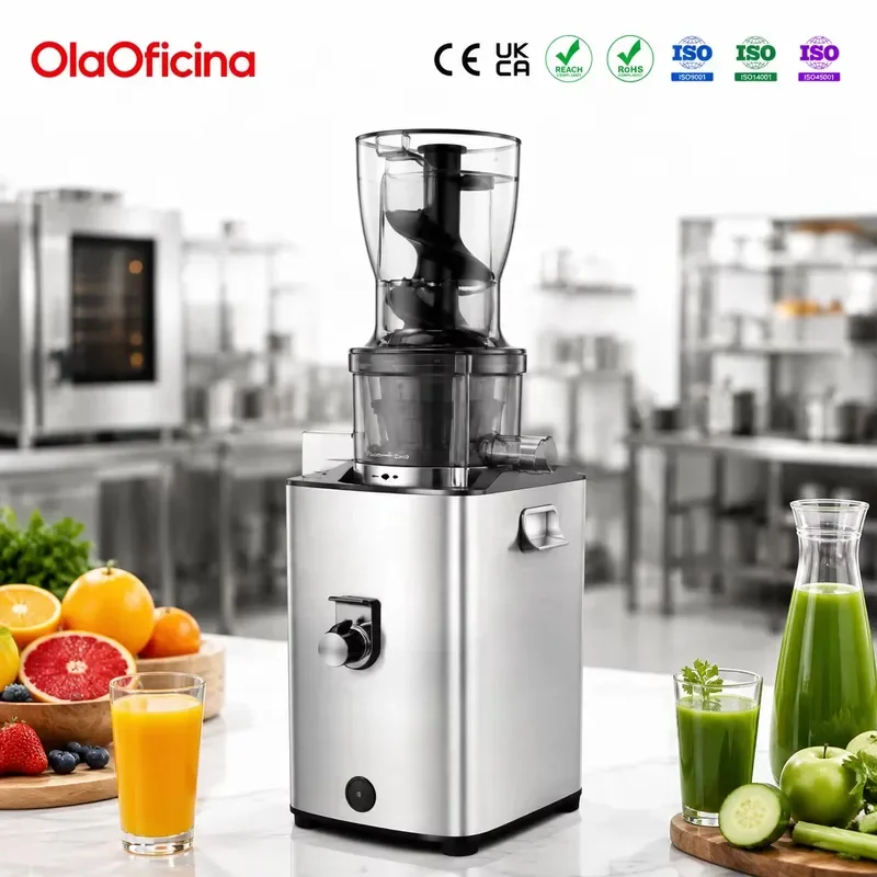 Commercial Slow Speed Juicer Cold Pressed Masticating Extractor for Juice Shops Cafes Restaurants Hotels Suitable for TK750