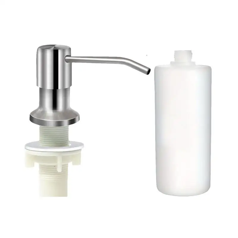 Kitchen Sink Soap Dispenser 350Ml/500ml Bottle Soap Dispenser Dish Soap Dispenser 360 Degrees Rotation Household Kitchen Sink