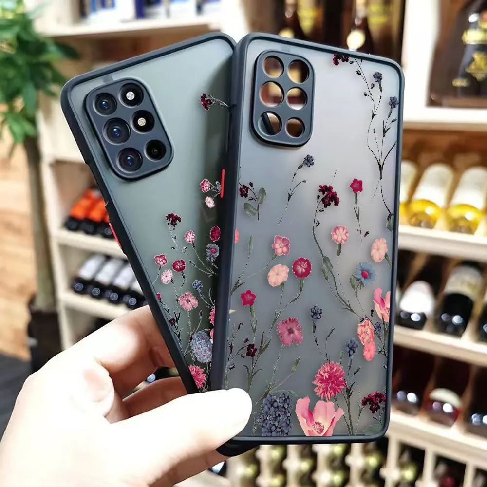 

Matte Phone Case for Oneplus 10 9 8T 8 7 7T 6 6T 5 5T PRO NORD CE 2 N10 N100 5G Case Funda Capa Shell Beautiful Colorful Flowers