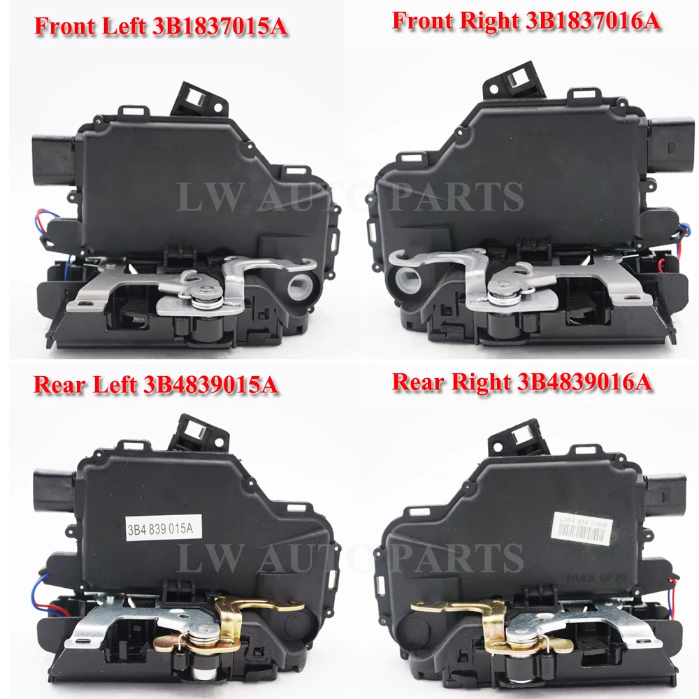 Nadające się do Passat B5 Golf MK4 Skoda Octavia zatrzask do drzwi siłowniki przednie tylne lewego prawego 3 b1837015a 3 b1837016a 3 b4839015a