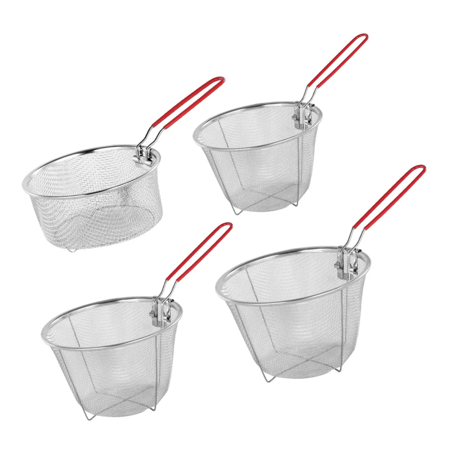 Frittierkorb aus Edelstahl, Frittierkorb aus Draht, Multifunktionsrestaurant