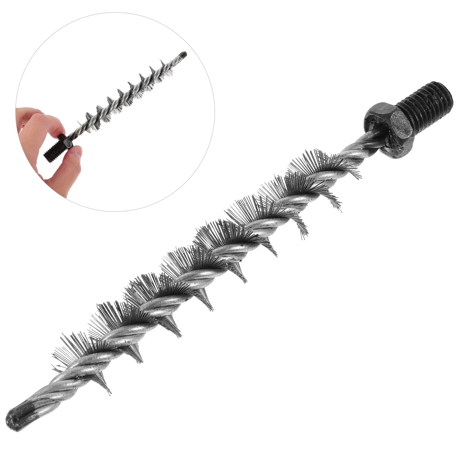 

2Pcs Steel Wire Brush Cleaning Kit for Chimney Dryer Vent and Air Ducts Multifunctional Pipe Cleaning Tool Sturdy Not Easy to