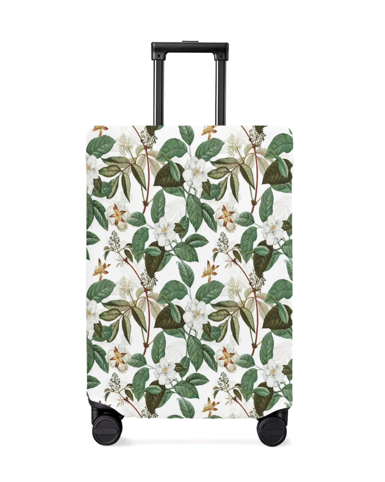 

Plant Floral Pattern Travel Luggage Protective Cover for 18-32 Inch Travel Accessories Suitcase Elastic Dust Case Protect Sleeve