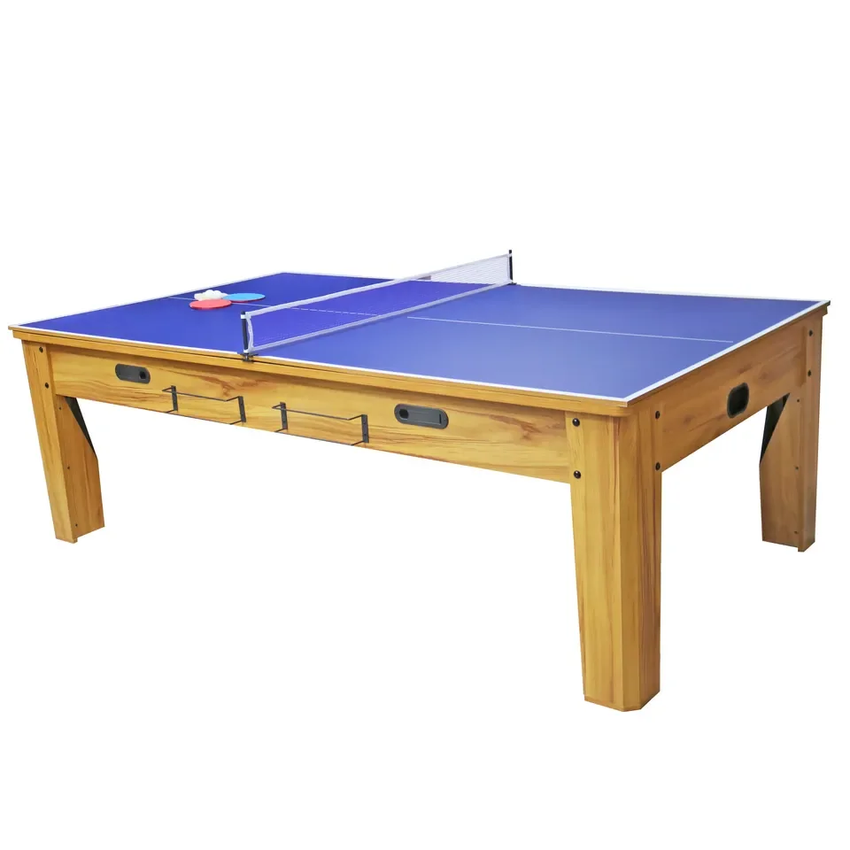 8ft Multi-function  Game Table Play 4-in-1 Air Hockey Table,Billiards ,ping Pang , Universal for Game Tables and Dining Tables