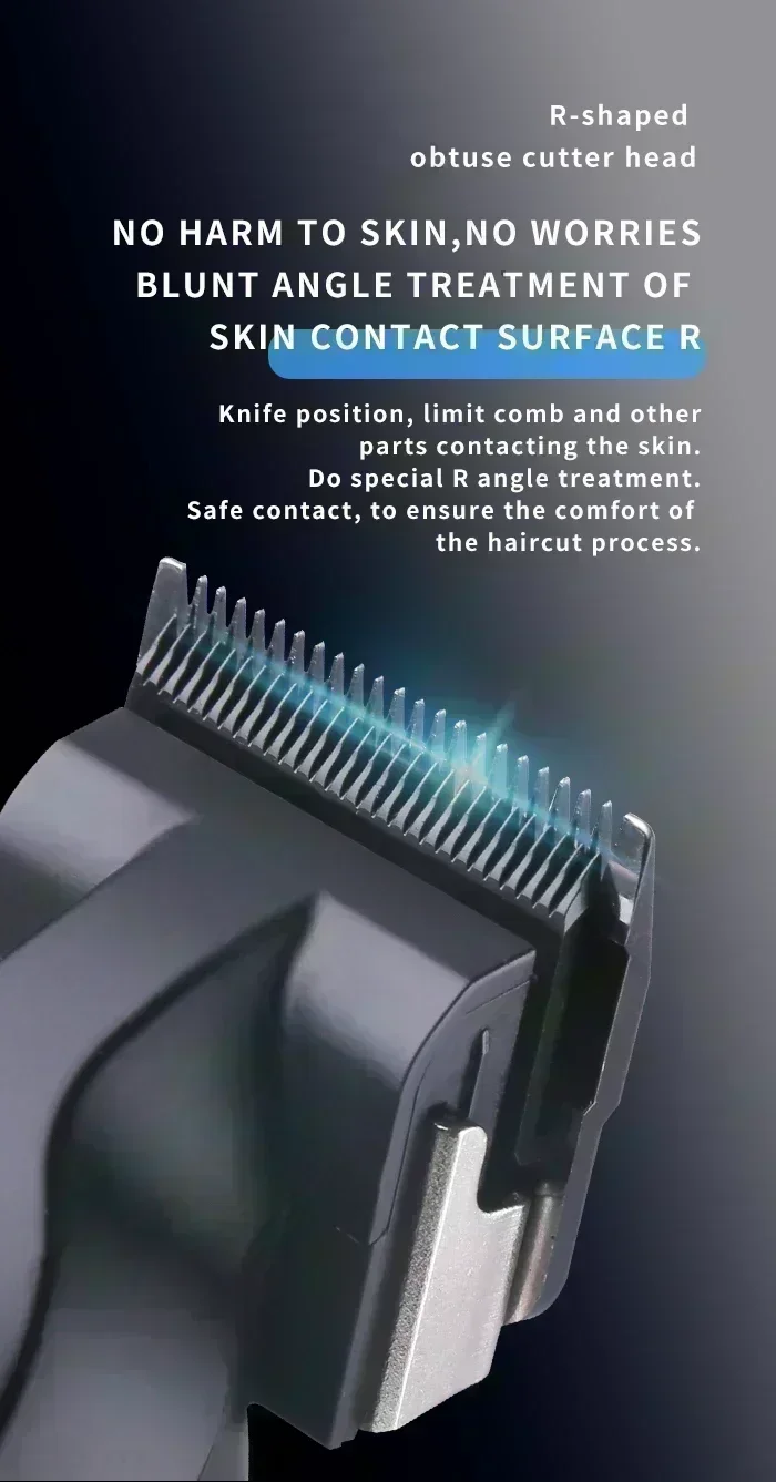 Kemei Haarschneidemaschine Kit KM-2296 KM-2299 KM-1102 Elektrische Haarschneidemaschine für Herren Professionelle Haarschneidemaschine für Männer – Detail 10