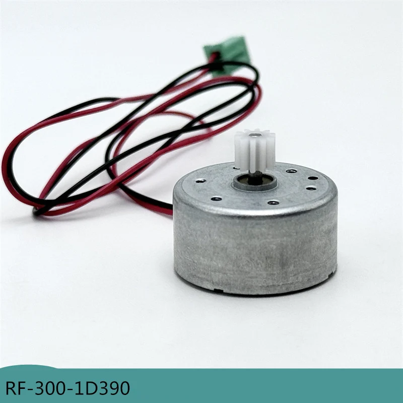 RF-300CA-1D390 Mini Mute 24mm Round Spindle Motor DC1.5V-6V 3V Micro Solar Power Engine Plastic Gear DIY CD/DVD Drive Player Fan