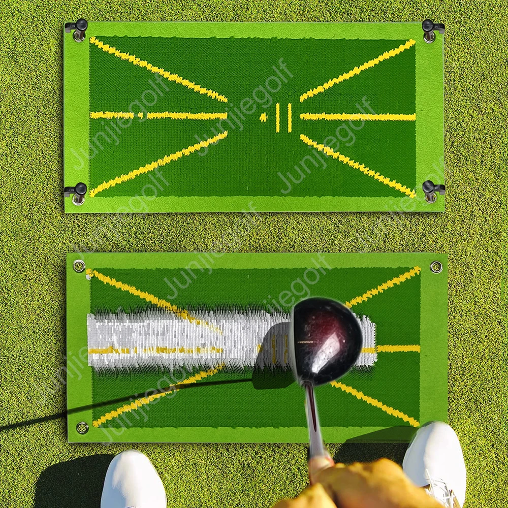 Golf Training Mat For Swing Detection Batting Ball Trace Detection Mat Swing Path Pads Swing Practice Pads Golf Gifts