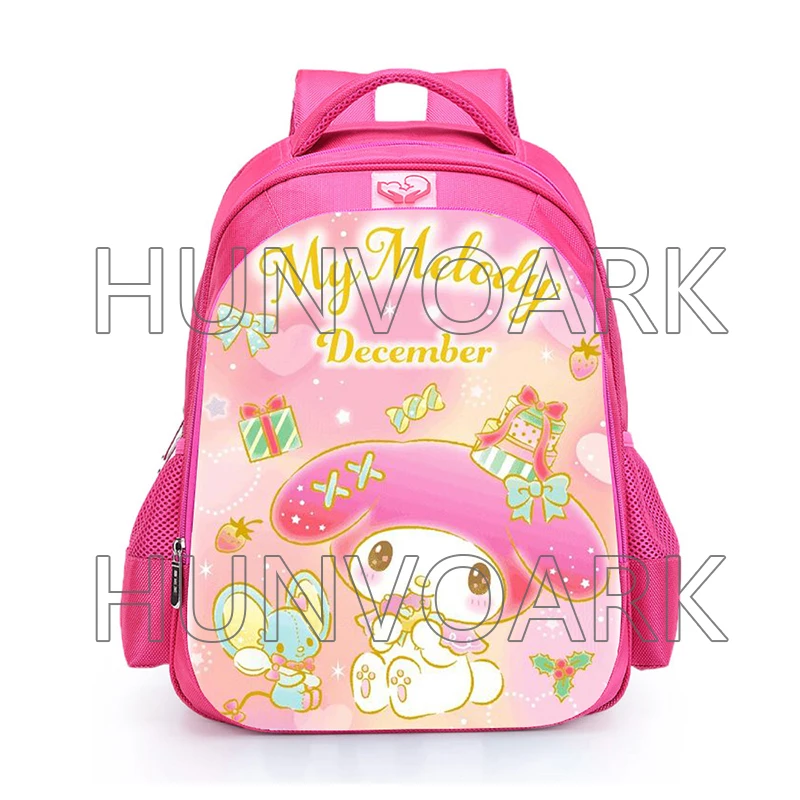 Kuromi Children School Bags For Girls Boys Orthopedic Primary Backpack Pink Cartoon School Backpack Kids Cute Mochilas