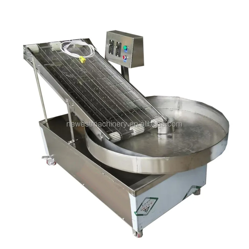 Automatic Shrimp Fish Chicken Batter Rotate Table Breading Machine, Bread Crumb Coating Covering Breading Machine
