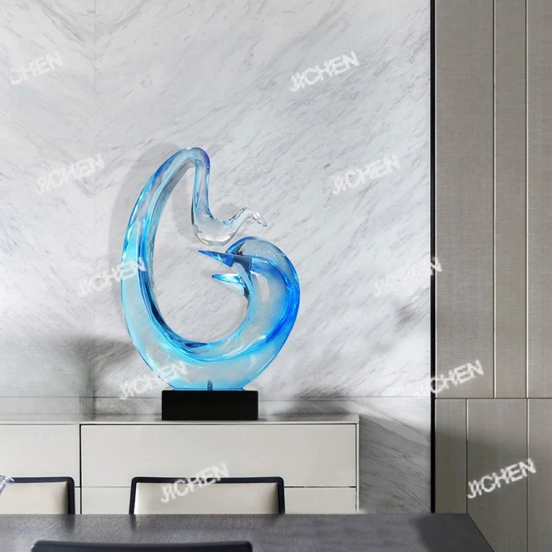 

Абстрактная декоративная скульптура для прихожей, креативные поделки, аксессуары для гостиной, украшение для лобби отеля, подарки для рабочего стола