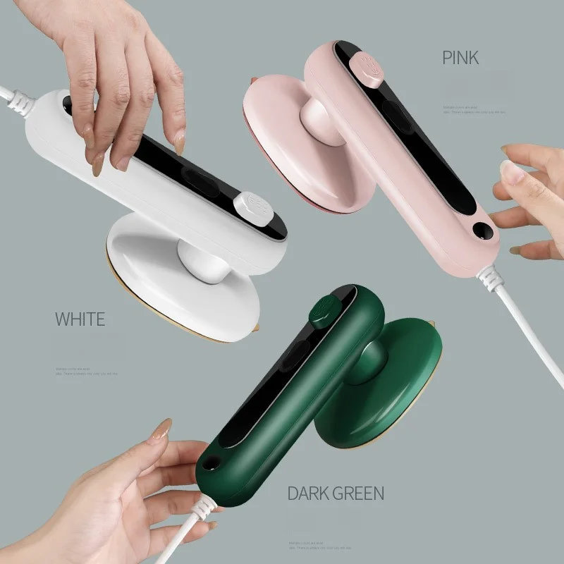 Mini plancha eléctrica portátil de mano, ligera, microplancha de vapor multifunción, plancha de vapor eléctrica 2 en 1 para el hogar.