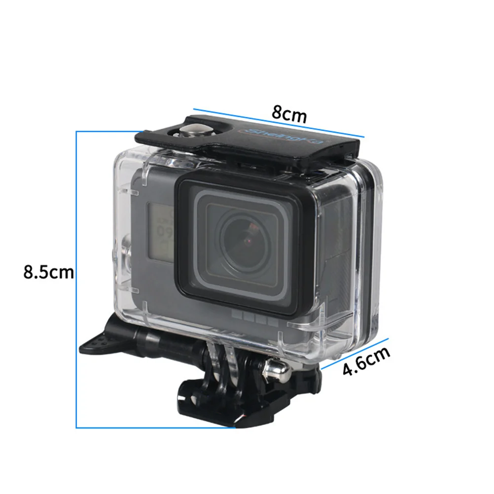 غطاء كاميرا مقاوم للماء، عدسة سوداء مقاومة للسقوط، زجاج مقسى، أزرار مقاومة للصدأ، غطاء حماية متوافق #1