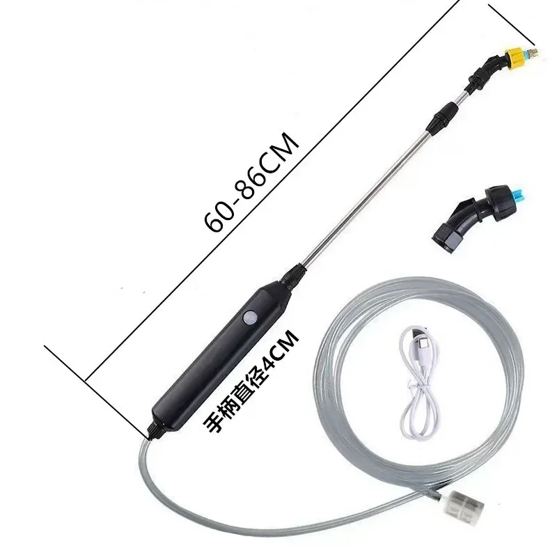 بخاخ كهربائي يعمل بالبطارية، بخاخ حديقة، فوهة رذاذ دقيقة، عصا بخاخ حديقة تعمل بالبطارية مع فوهتين #2