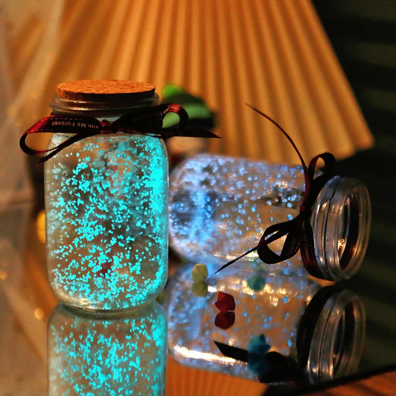 

DIY Creative Night Light Wish Bottle, Glass Decoration, Lucky Star Bottle, Finished Bottle, Drift Bottle, Gift