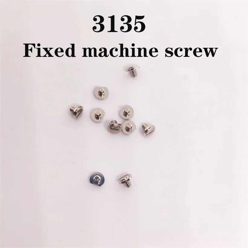 5 Stuks Vaste Machine Schroef Horloge Accessoires Geschikt Voor 3135 Mechanische Beweging Vaste Machine Schroef 3135 Beweging Onderdelen