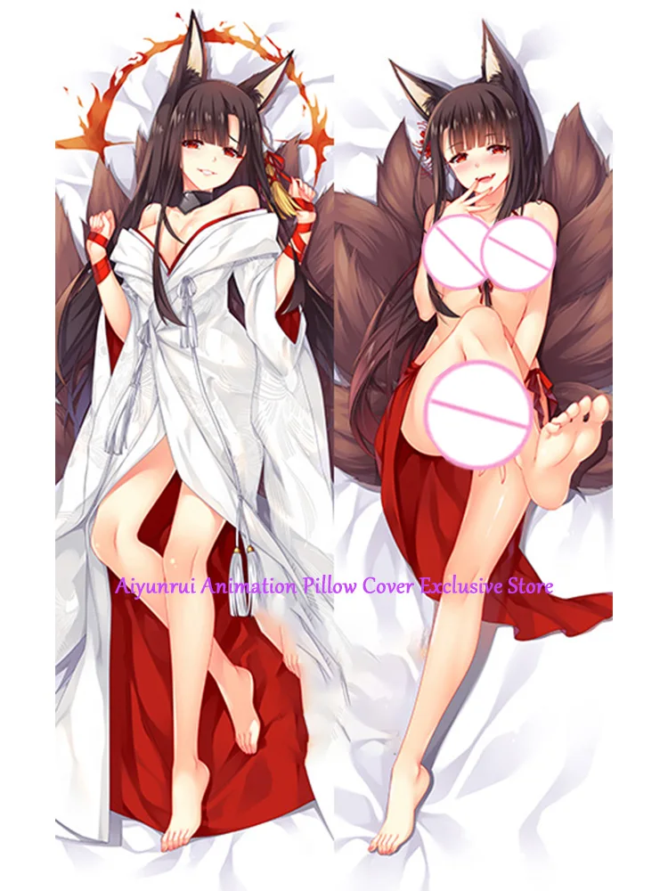 

Anime Pillow Cover Dakimakura Akagi 2 Side Printed Hugging Body Pillowcase Cushion Cover Bedding Decor