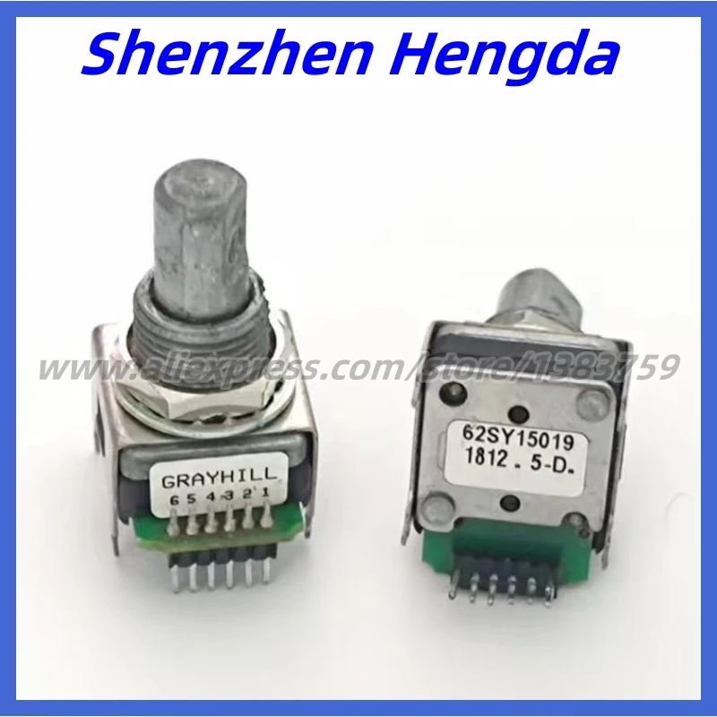 1Pcs Photoelectric Encoder Switch 24 Positioning 62SY15019 Monitor Car Navigation 14 * 17MM Shaft Length 16MM 6Pin