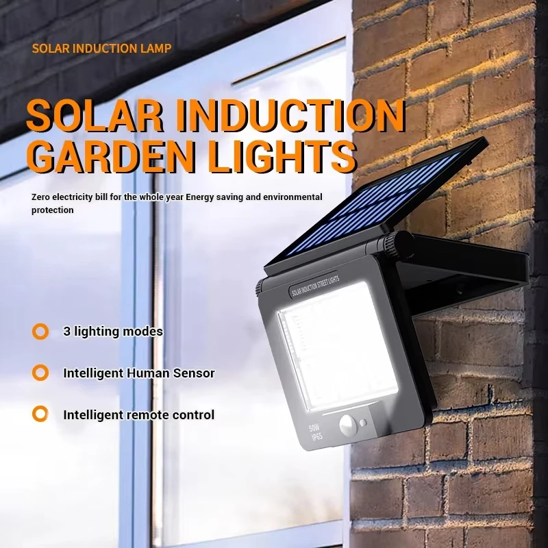 

LED 360 °Foldable Solar Lamp Outdoor Wall Lamp Waterproof Spotlights Lamp Motion Sensor Solar 3 Modes Street Light Garden Decor