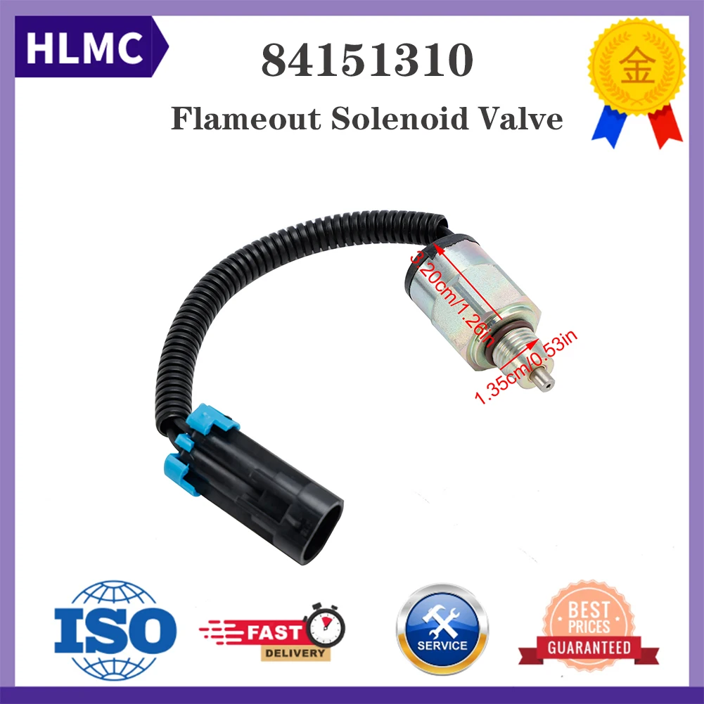 

Holland Skid Steer Loader 84151310 86507510 12V Flameout Solenoid Valve LX985 SL40B L160 LX485 L170 LX565 LX665