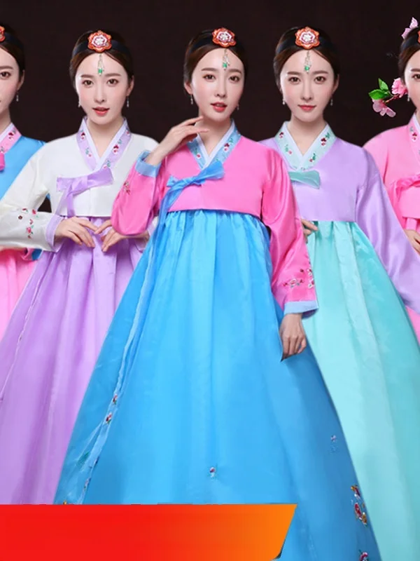 

New Traditional Korean Ethnic Dance Stage Performance Costume Women's Da Chang Jin Ancient Clothes Adult Korean orm