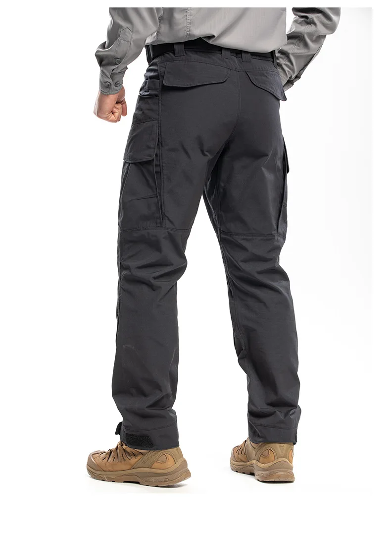 السراويل التكتيكية الرجال السراويل العمل في الهواء الطلق الخريف المسيل للدموع مقاومة متعددة الوظائف واقية السراويل التمويه السراويل التدريب القتالية #6