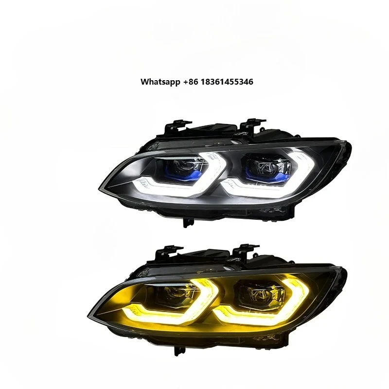 

for 3 Series E92 E93 2006-2009 Upgrade Front Lights Yellow&White Headlamp Plug and PLay Headlight