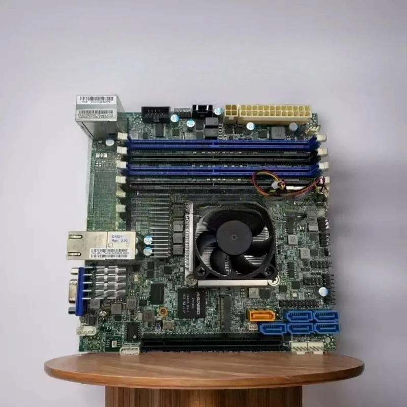 X10SDV-4C-TLN2F Home Lab Motherboard, D-1521 SoC (4C/8T), 6x SATA3, 4x DDR4 ECC, Dual 10GbE & IPMI – Mini-ITX