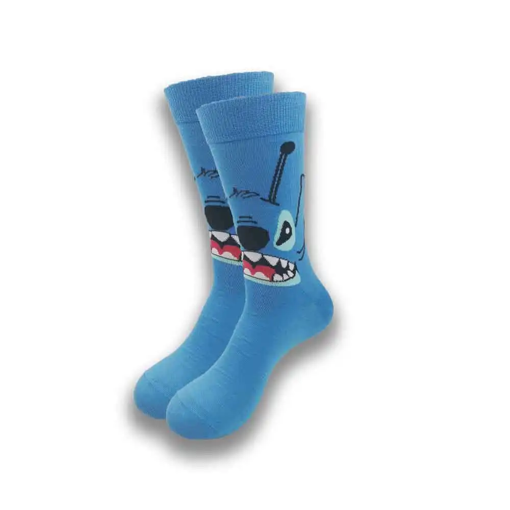 In 2024, the new design will wear high-quality cartoon head fashion men\'s socks in the spring and autumn.