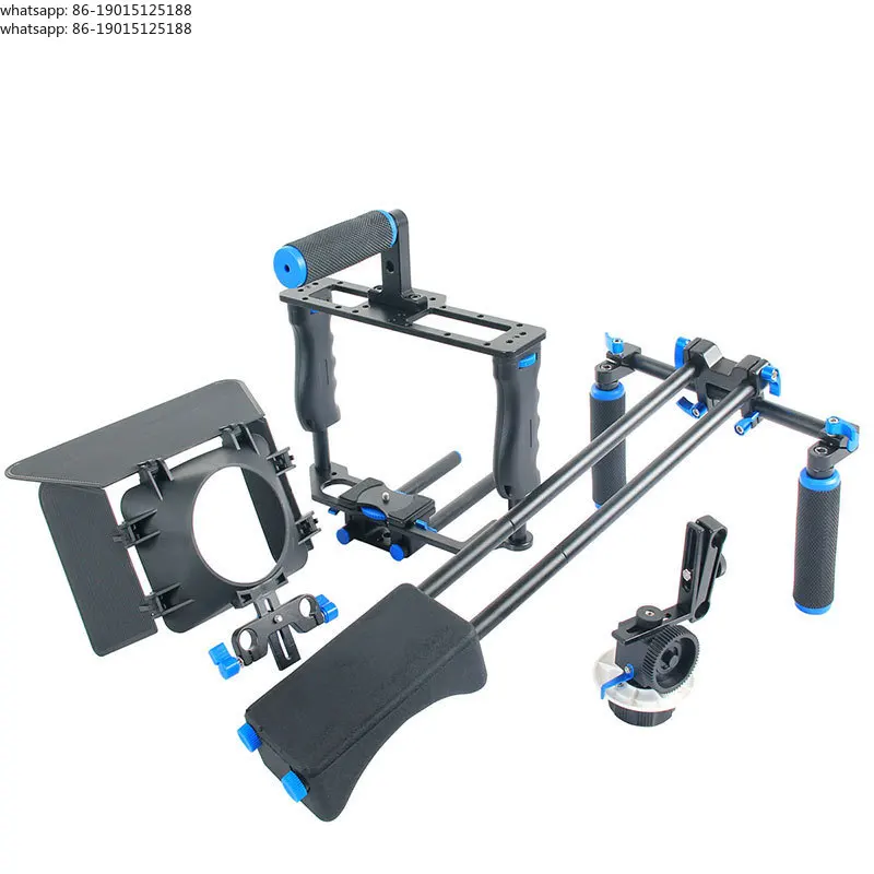 Rig Shoulder Video Camera Stabilizer Support Cage/Matte Box/Follow Focus For Camera Camcorder shoulder holder equipment