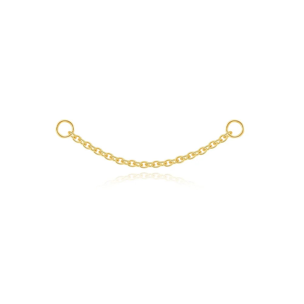 AIDE 925 Sterling Silber 9 Arten Zirkon CZ Kette Ersatzteile Rock Punk Hoop Piercing Hoops Tropfen Ohrring Edlen Schmuck Geschenk 1 stück