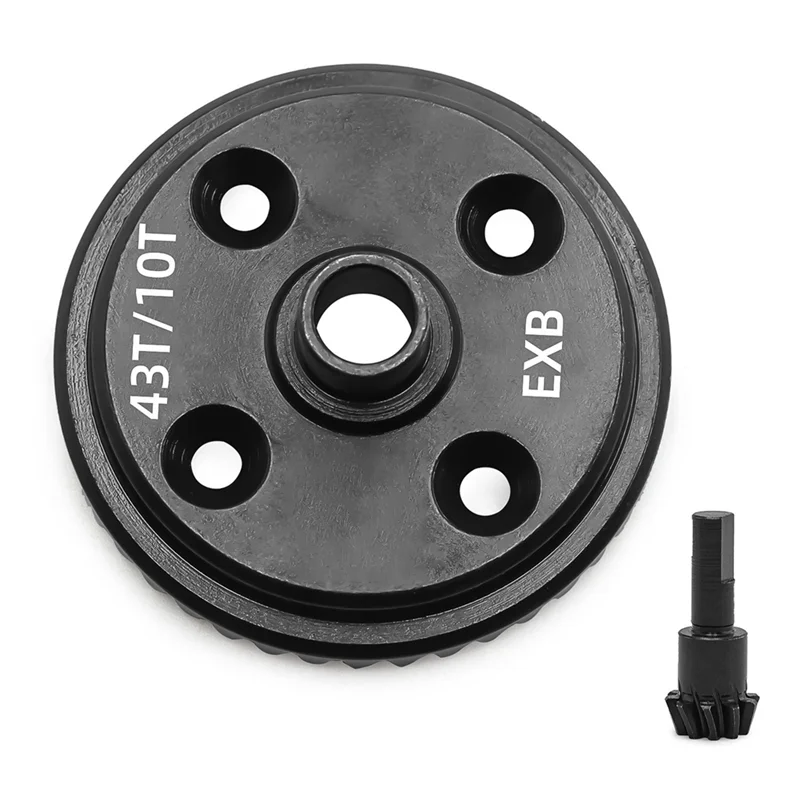 Metal Upgrade Parts Kit- For ARRMA 1/7 MOJAVE 1/8 KRATON EXB ARA310980 Includes 43T Differential Gear& 10T Large Bevel Gear
