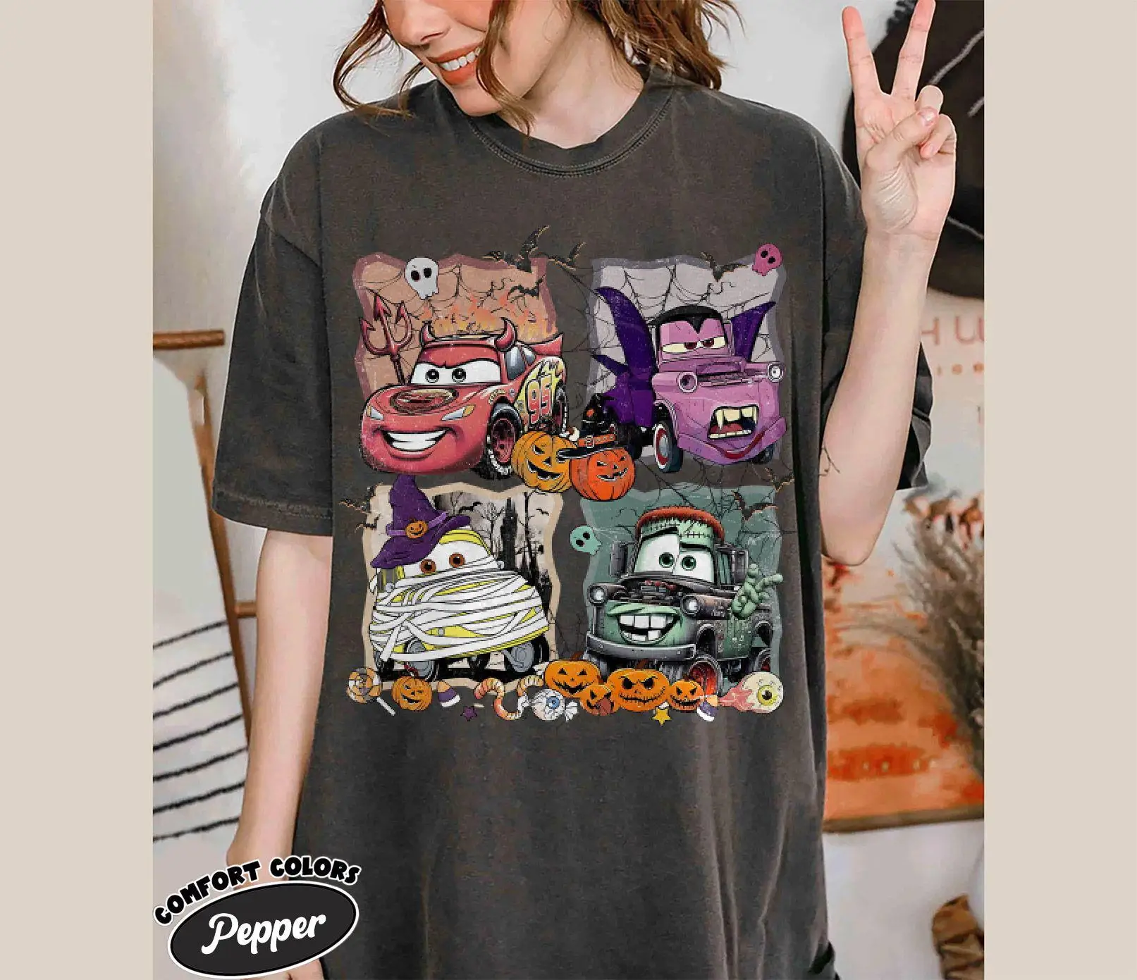 

Винтажная рубашка с изображением радиатора и пружин, автомобили, фильм на Хэллоуин, повседневные и стильные хлопковые всесезонные футболки с базовым слоем и графическим рисунком