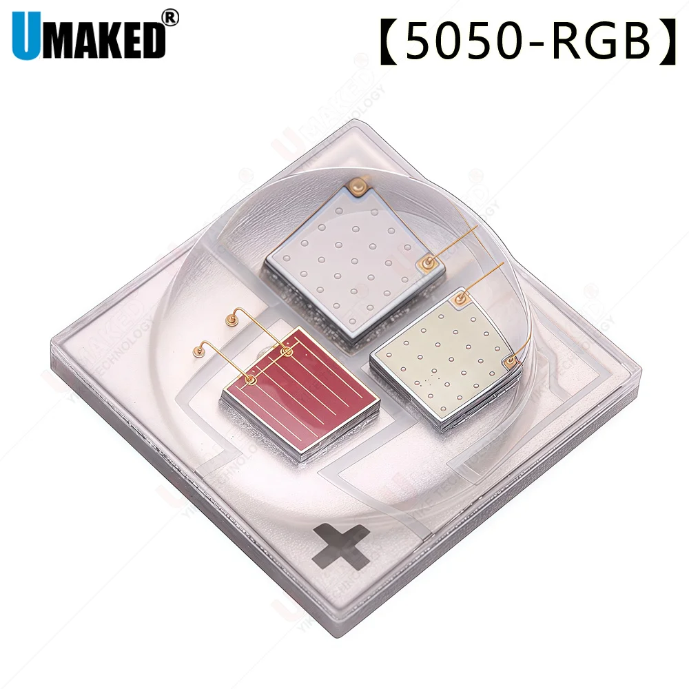 

10PCS 5050 SMD 10W RGB LED chip bead, bulb diodes lamp, white red green blue RGBW lamp chip diy flashing lamp bead light