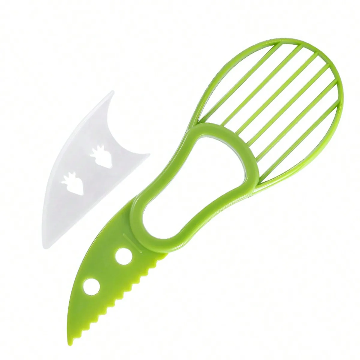 1PCS Avocado Peeler, Avocado Cutting Knife, Fruit Slicer, Multi purpose Fruit Cutting, Slicing, Seeding and Cutting Machine