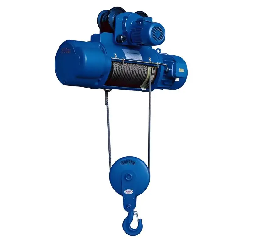 Customized  3 Ton  CD1 MD1 Single Double Beam GIRDER With Motorized Trolley  Electric Wire Rope Hoist