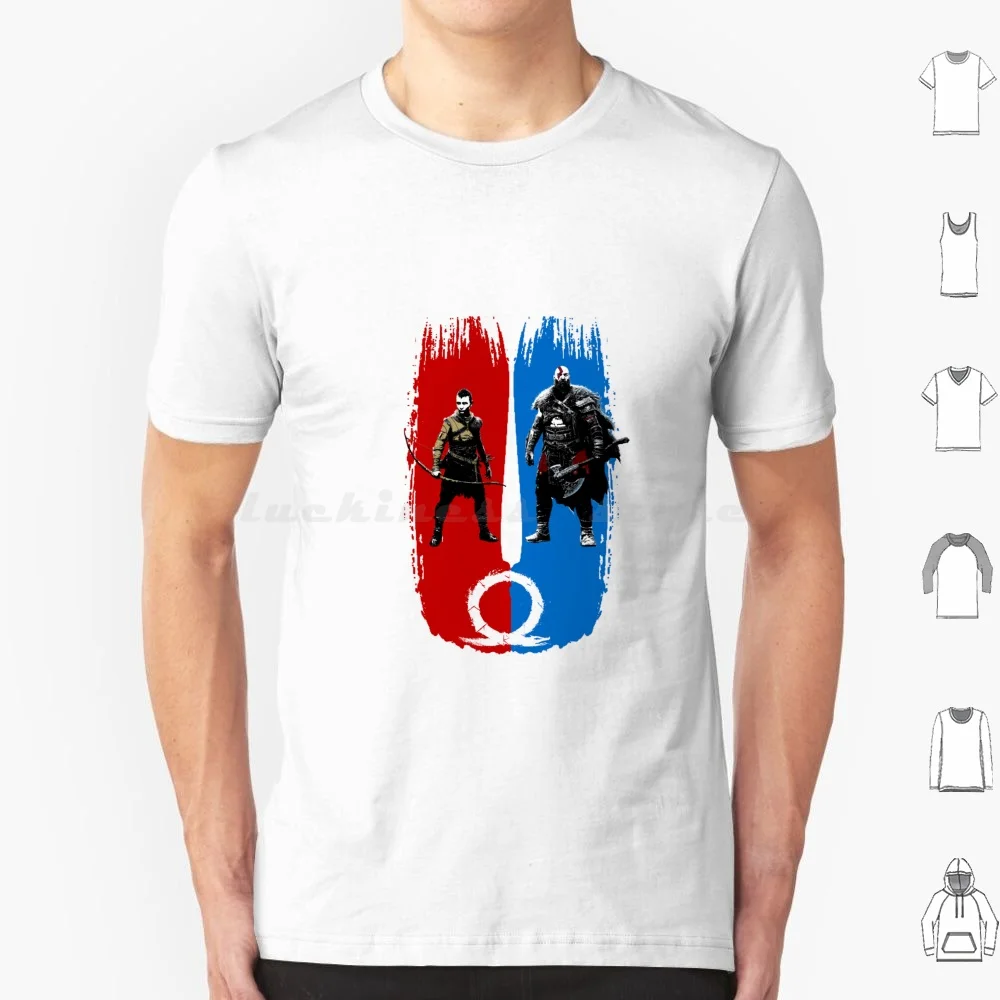 God Of War Ragnarok T Shirt Cotton Men Women DIY Print God Of War God Of War 4 God War Kratos Atreus Axe Leviathan Killer Kill