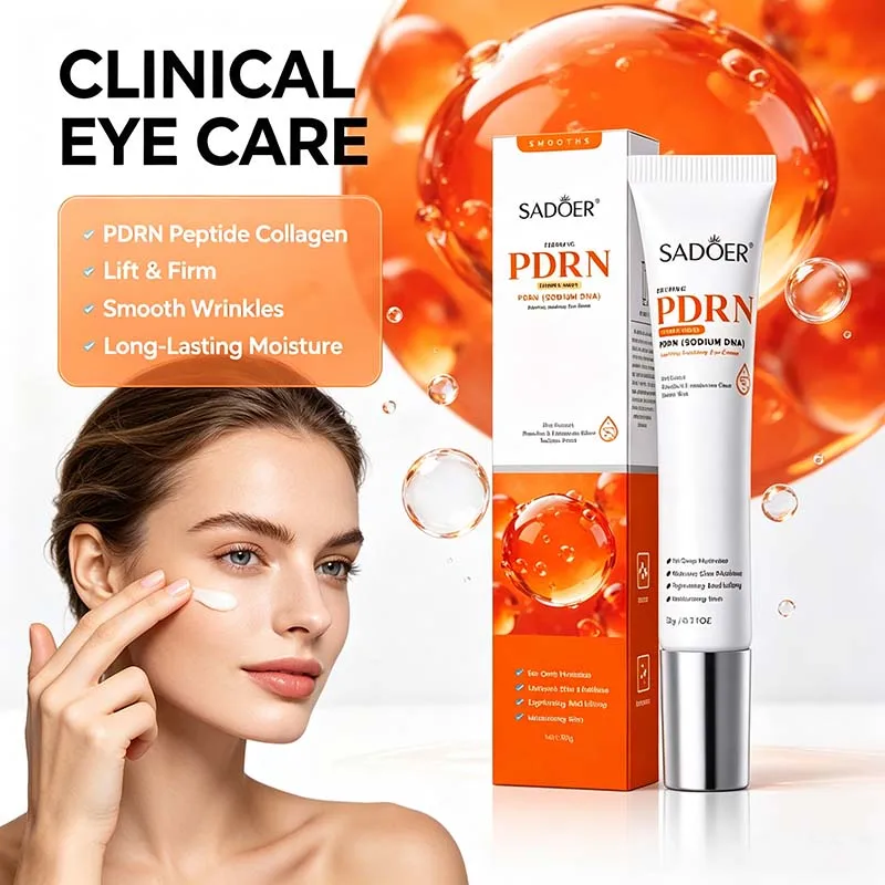 SADOER PDRN Eye Cream Anti Drak Circles Deep Hydration Reduce Dry Lines Anti-aging Eye Area Smooth Nourishing Under Eye Cream