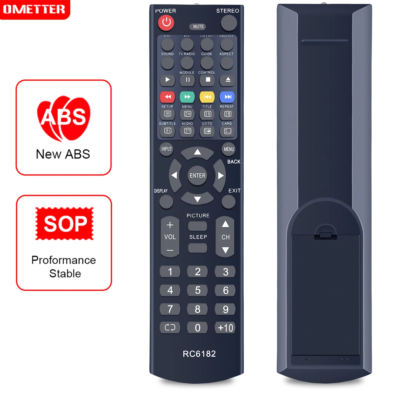 

Original REPLACEMENT for TEAC REMOTE RC6182 LCDV1955HD LCDV2255HD LCDV2655HD LCDV3255