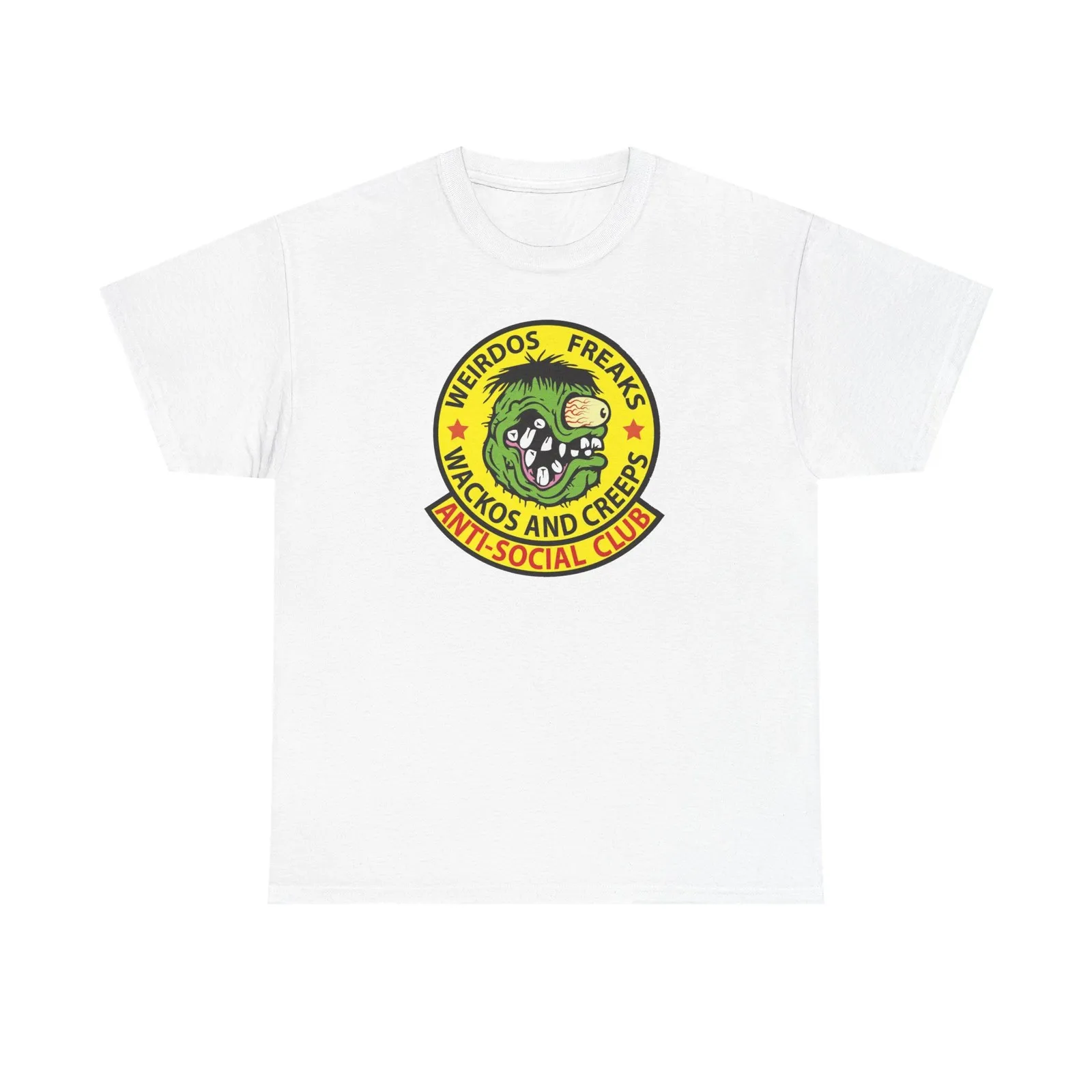 Vintage Hot Rod Rat Fink Weirdos We Freaks Wackos & Creeps Anti-Social Club Tee