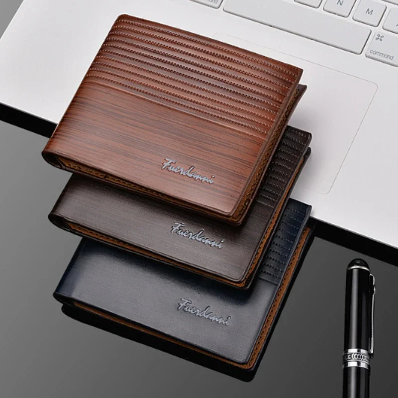 Vintage Men PU leather Wallet Brand Luxury Short Slim Male Purses Money Clip Credit Card Dollar Price Portomonee Carteria