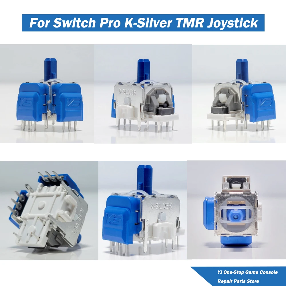 K-SILVER JS13 PRO+ TMR Electromagnetic Joystick for Switch PRO Controller TMR Joystick 3D Analog Tunnel Magnetic Resistance