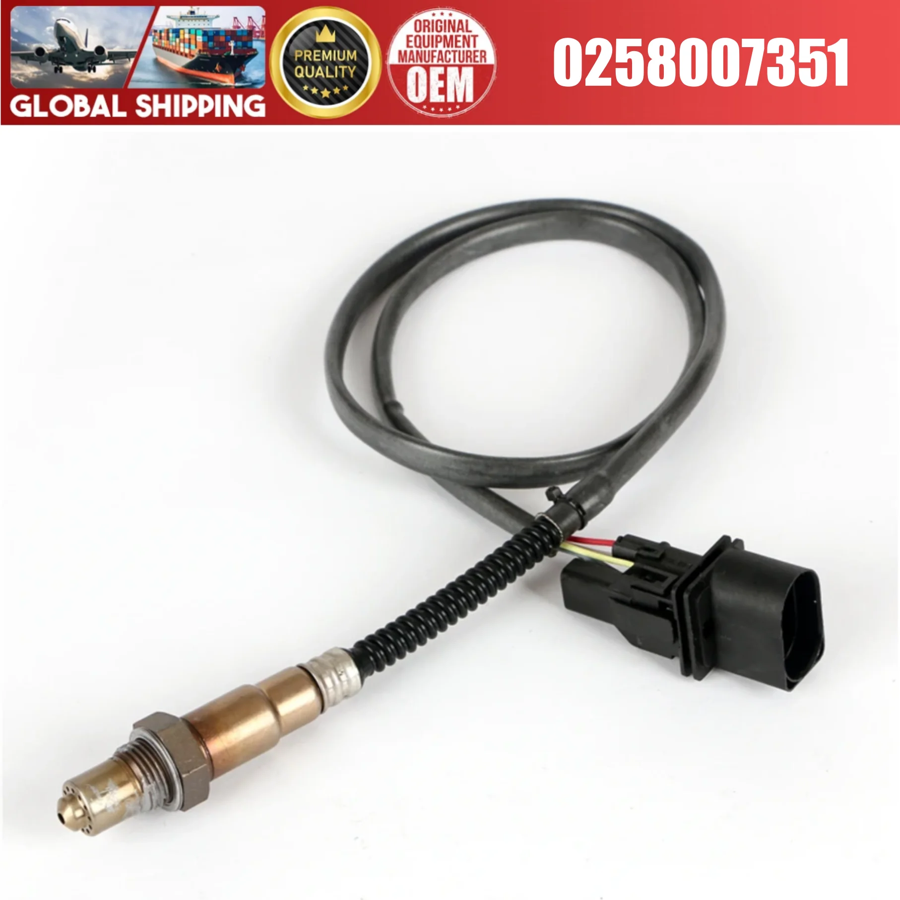 Датчик кислорода для VW Jetta 1.8L-L4, GOLF, Beetle, Skoda 1999-2005 гг. #   0258007351 1K0998262D 234-5112