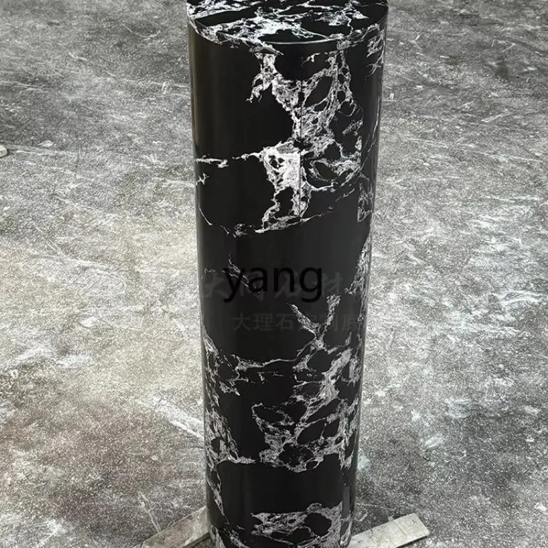 LH1  marble stone pier flower pot base living room entrance decorative ornament