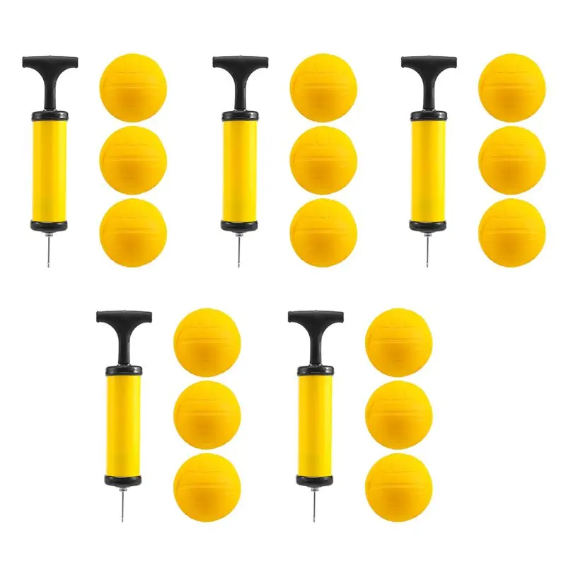 xsxs-viminston-roundnet-game-ball-replaceable-competitive-balls-mini-volleyball-15-pack-with-pump