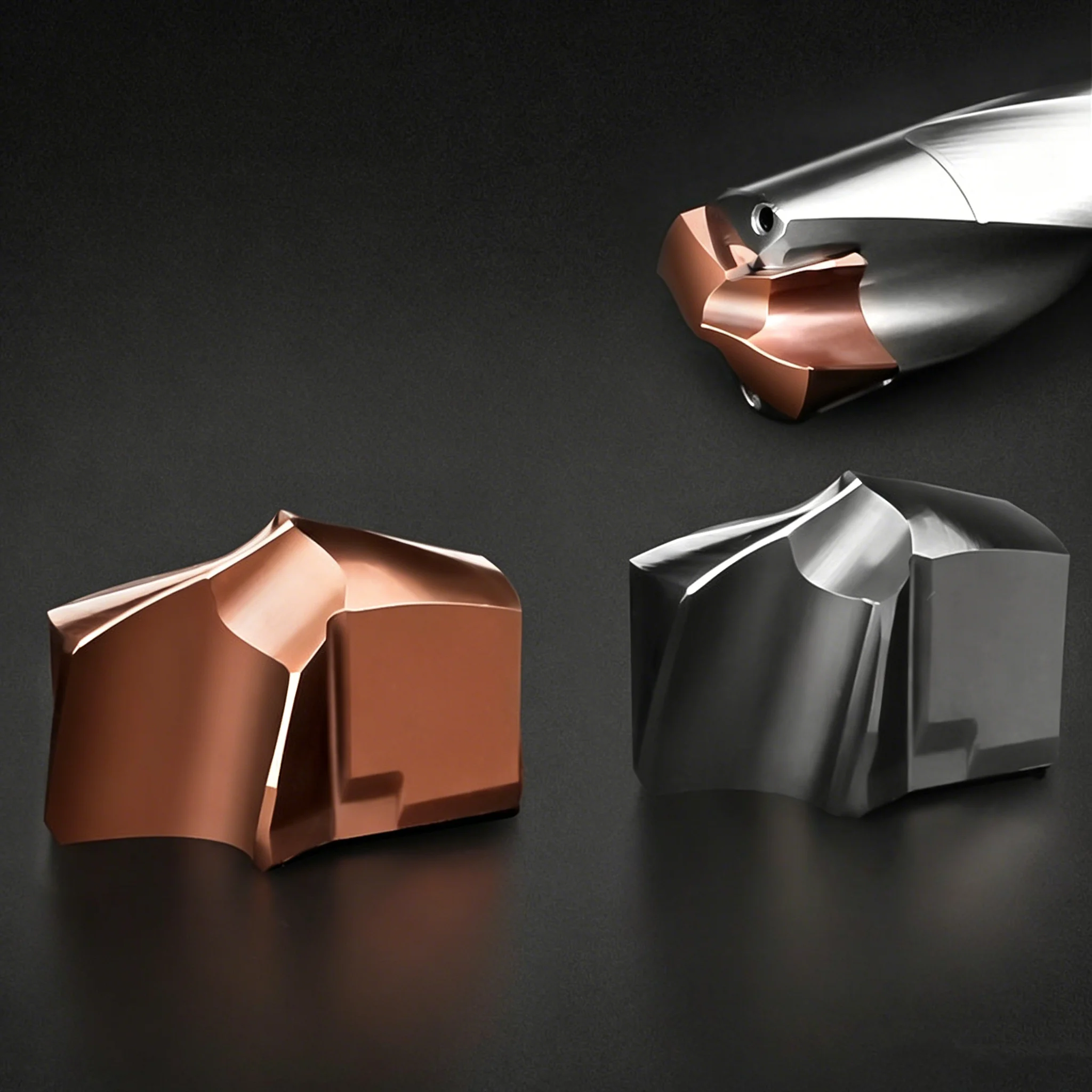 Broca de Perfuração Profunda KSEM Crown Diamond Inserted Pull-Type Kenner para Furos Profundos com Ponta de Perfuração