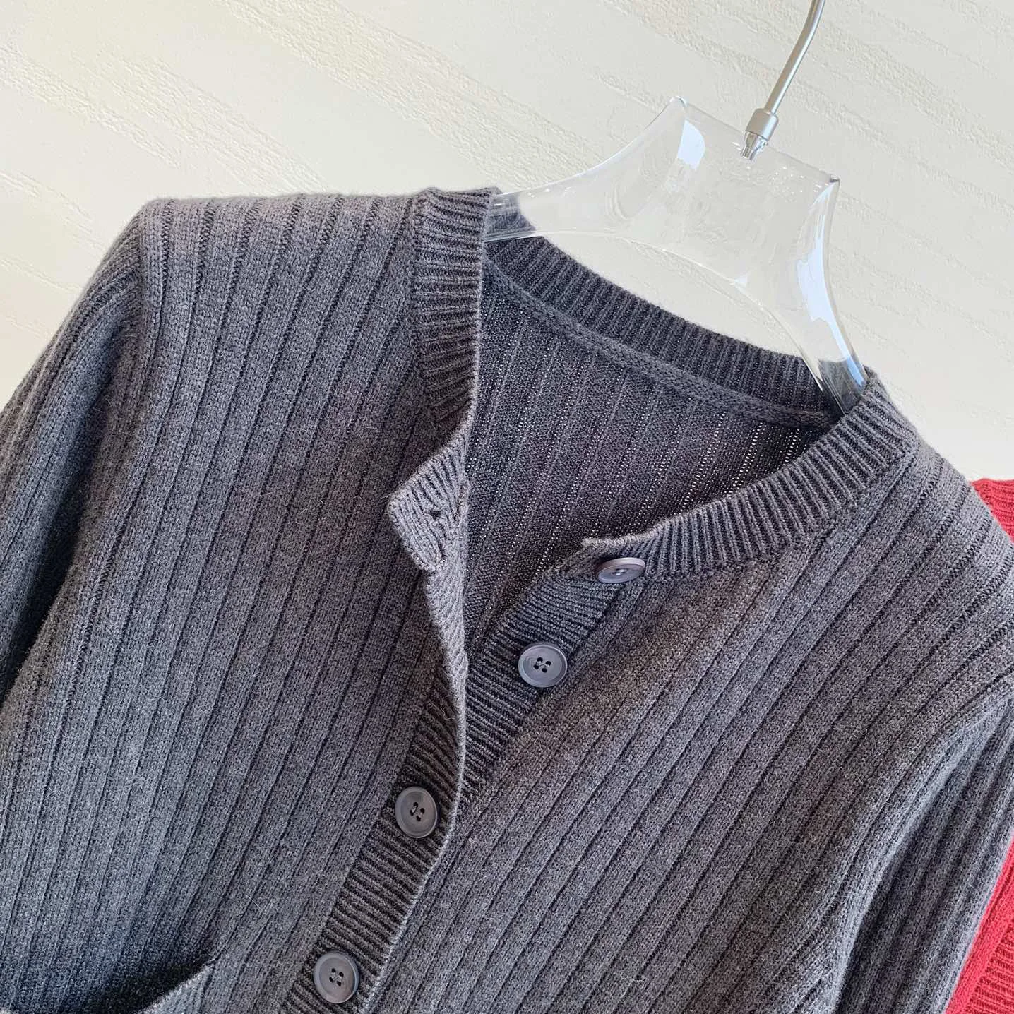 Herfst en winter nieuwe ronde hals vest trui wol stof casual hoge kwaliteit dameskleding