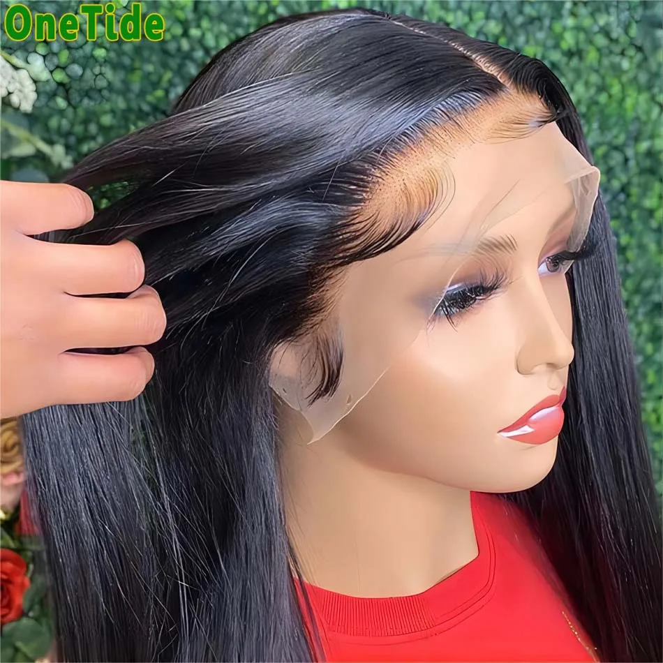 Straight Wigs Human Hair Lace Frontal Wig Brazilian Straight Human Hair Wig 13X4 Lace Front Wig 4X4 Pre Cut Lace Closure Wig